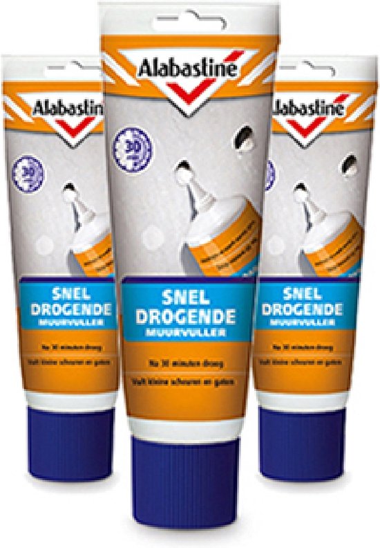 Alabastine Sneldrogende Muurvuller Tube - Wit - 330 gram