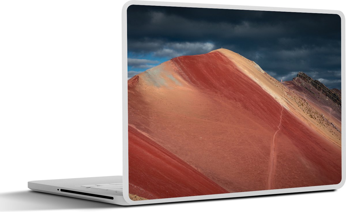 Laptop sticker - 15.6 inch - Landschap - Natuur - Berg - Wolken - 36x27,5cm - Laptopstickers - Laptop skin - Cover
