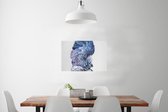 Poster Kaketoe - Blauw - Dieren - Natuur - 90x60 cm