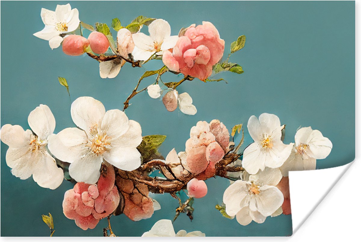 Bloemen - Bloesem - Kersen - Tak - Wit