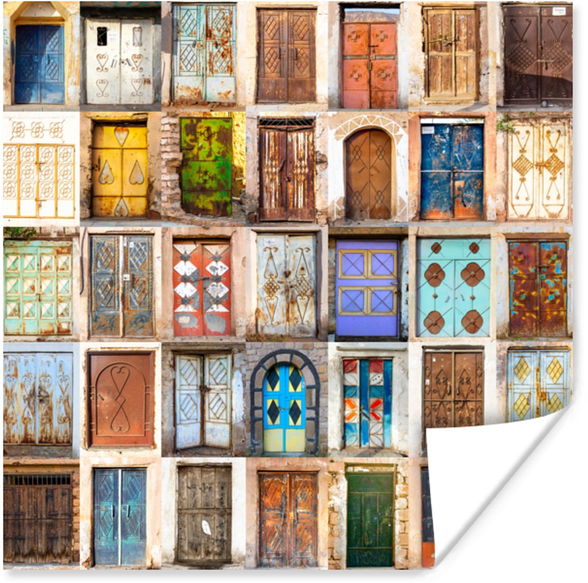Deuren - Architectuur - Vintage - Collage