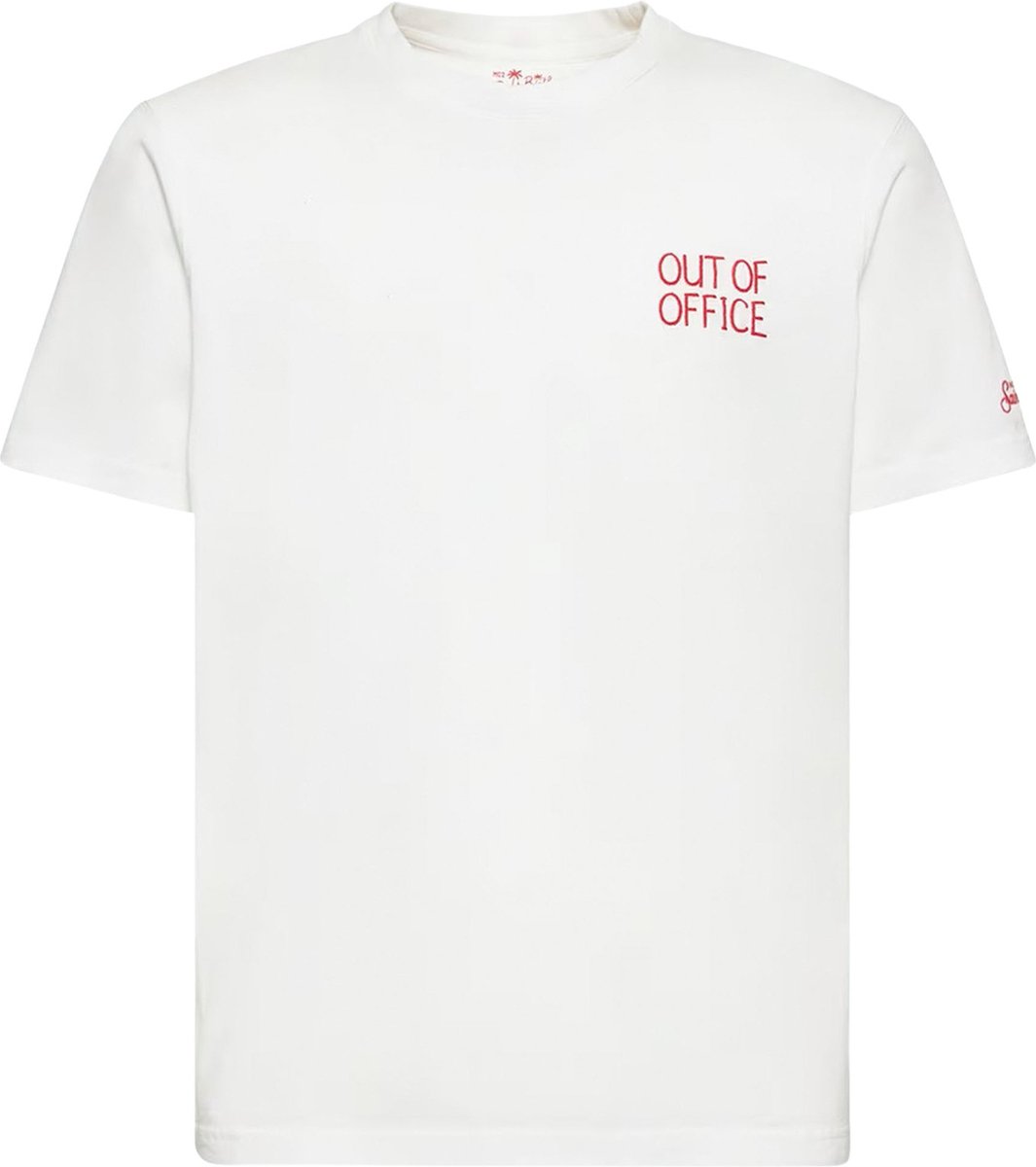 MC2 Saint Barth Shirt Wit Katoen maat S Office t-shirts wit