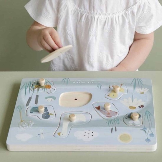 Little Dutch Geluidenpuzzel - Vormenpuzzel - Little Goose van Little Dutch — afbeelding 4