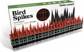 Dieko Vogelpinnen zwart 10-pack - 4 meter met schroevenset - Duivenpinnen - Anti vogel strip - vogelwering - volgelverschrikker - vogelverjager - duivenverjager - anti klim strips - anti inbraak strips - anti katten strips - bird spikes.