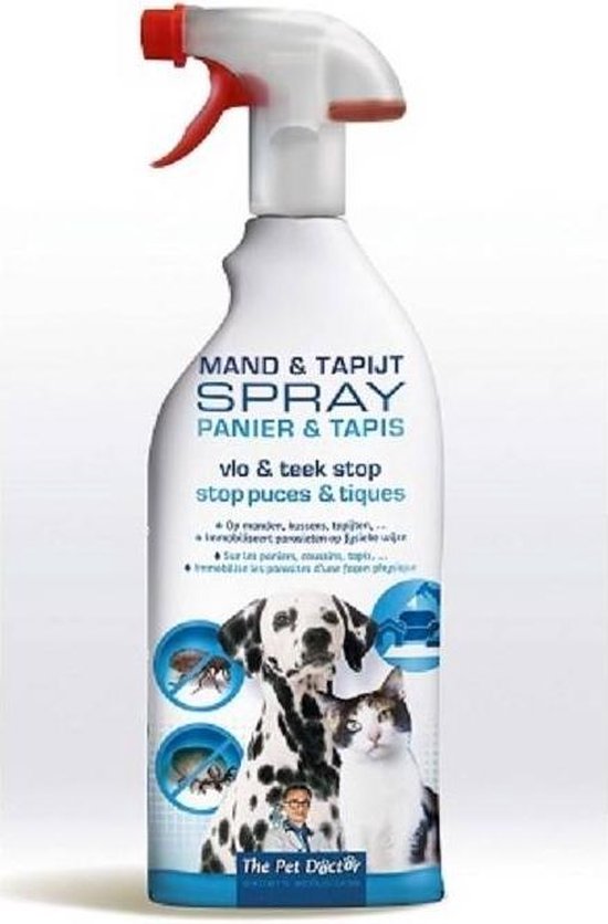 The Pet Mand- en tapijtspray tegen vlooien en teken | bol.com