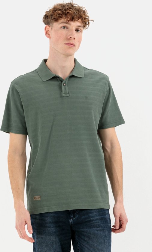 Camel Active poloshirt groen effen - XXL