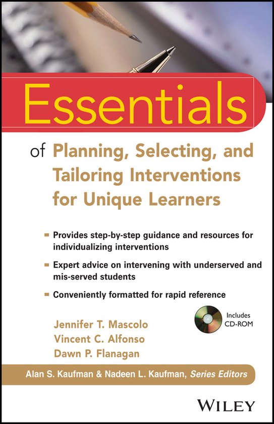 Essentials Of Planning, Selecting, And Tailoring Interventio - cover