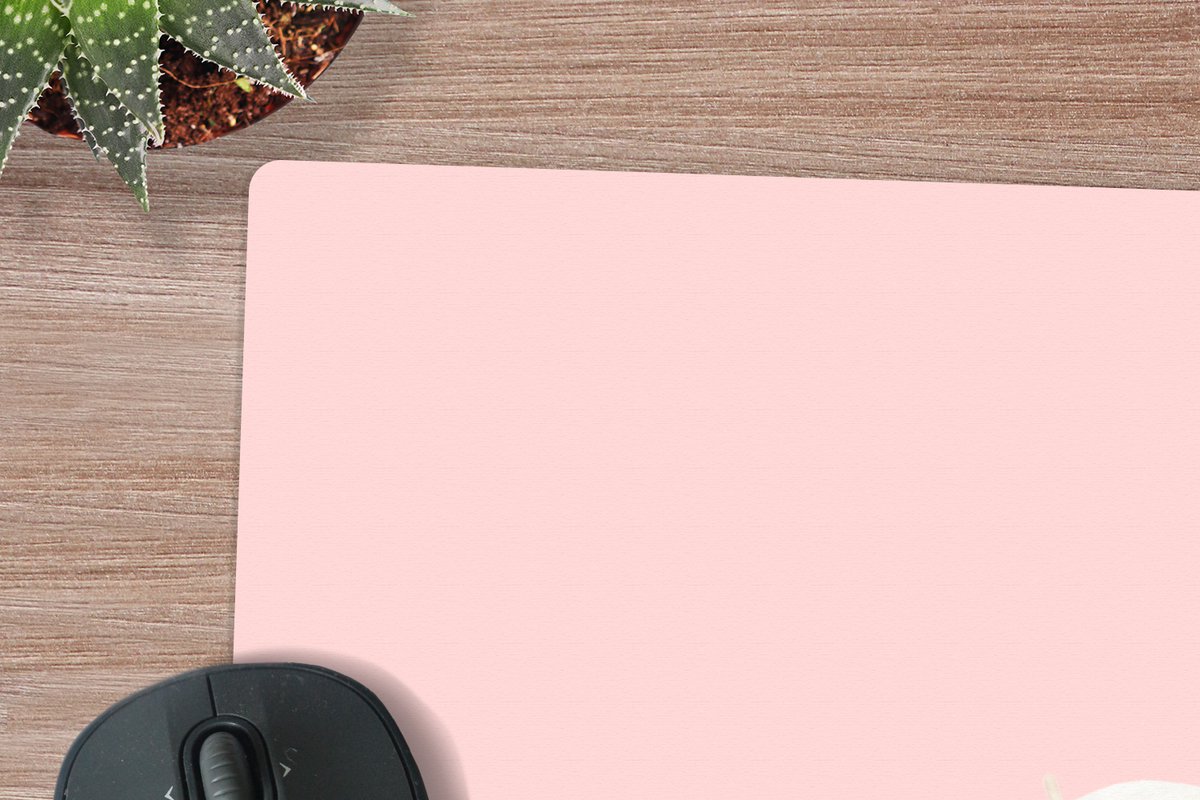 Muismat XXL 80x60 cm - Bureau onderlegger - Bureau mat Varken - Roze - Skateboard - Blauw - Dieren - Bureaumat - Gaming mousepad xl - Bureaulegger groot - Computer deskmat