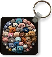 Porte-clés - Cadeaux - Ours en peluche - Peluche - Animaux - Filles - Garçons - Plastique