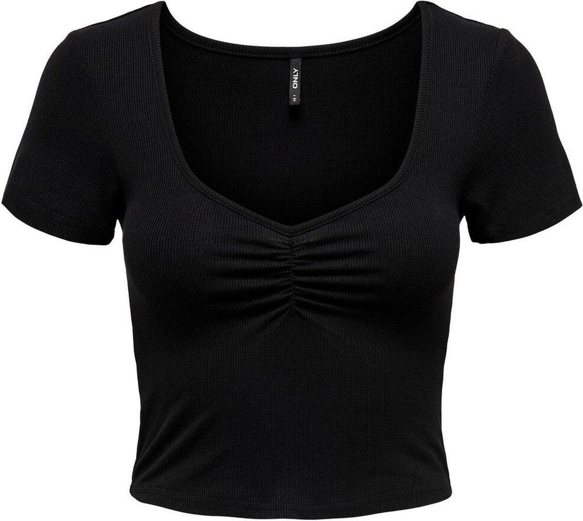 Only T-shirt Onlbelia S/s Top Jrs - Black | bol Dames Box Maat 15289869 XS