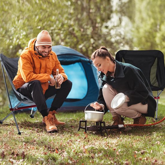 Night Cat Portable Foldable Camping Chair Ultralight Compact Outdoor Chairs with Anti-slip Foot Sole and Storage Bag for Backpacking Fishing Picnic Travel Max Capacity 100kg