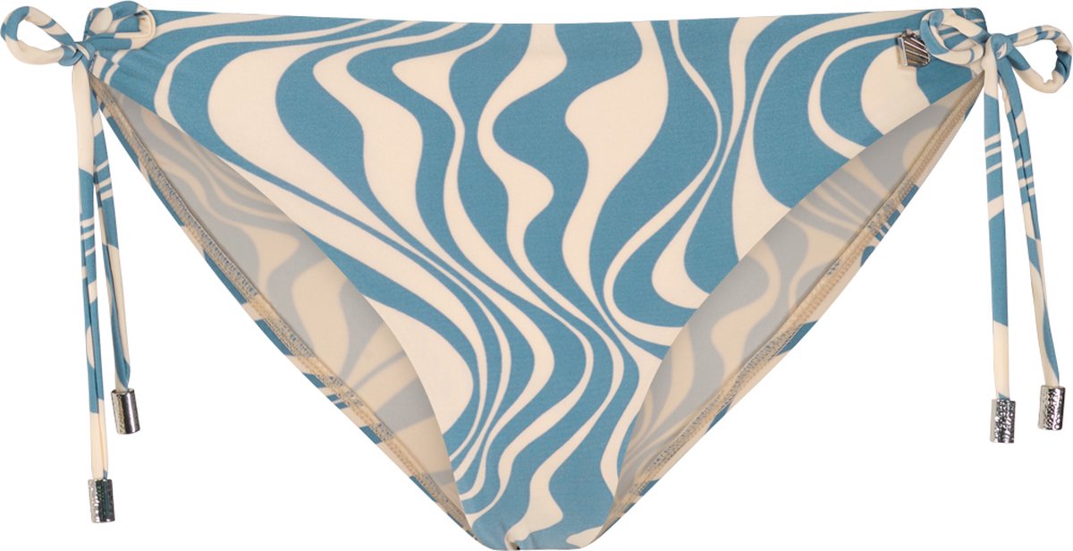 Beachlife Swirl strik bikinibroekje Blauw