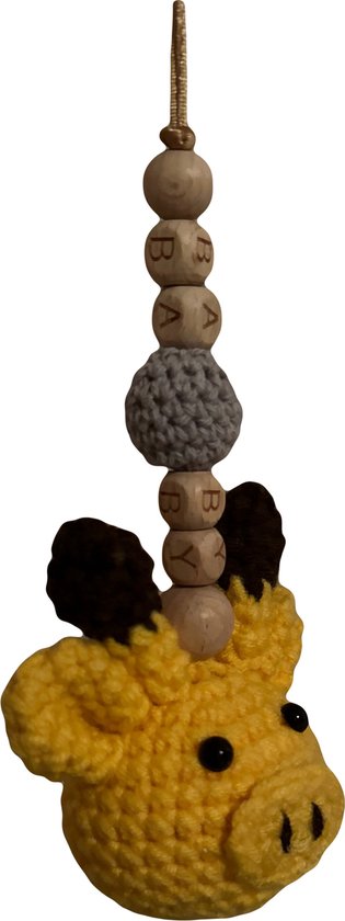 Houten babygym | Massief houten speelboog (zonder hangers) - blank