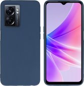 iMoshion Hoesje Geschikt voor Oppo A77 Hoesje Siliconen - iMoshion Color Backcover - Donkerblauw
