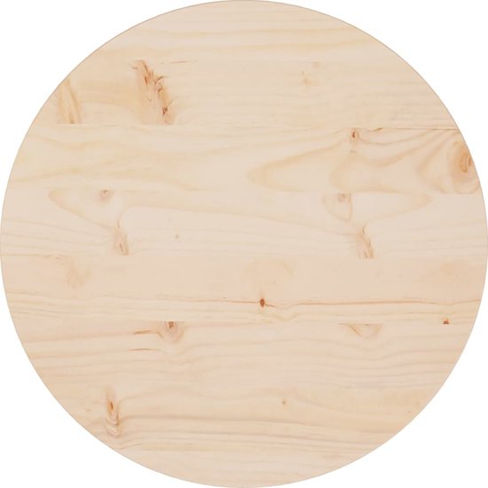VidaXL Tafelblad massief grenenhout