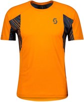 SCOTT Trail Run Korte Mouwen T-Shirt Heren - Copper Orange / Midnight Blue - S
