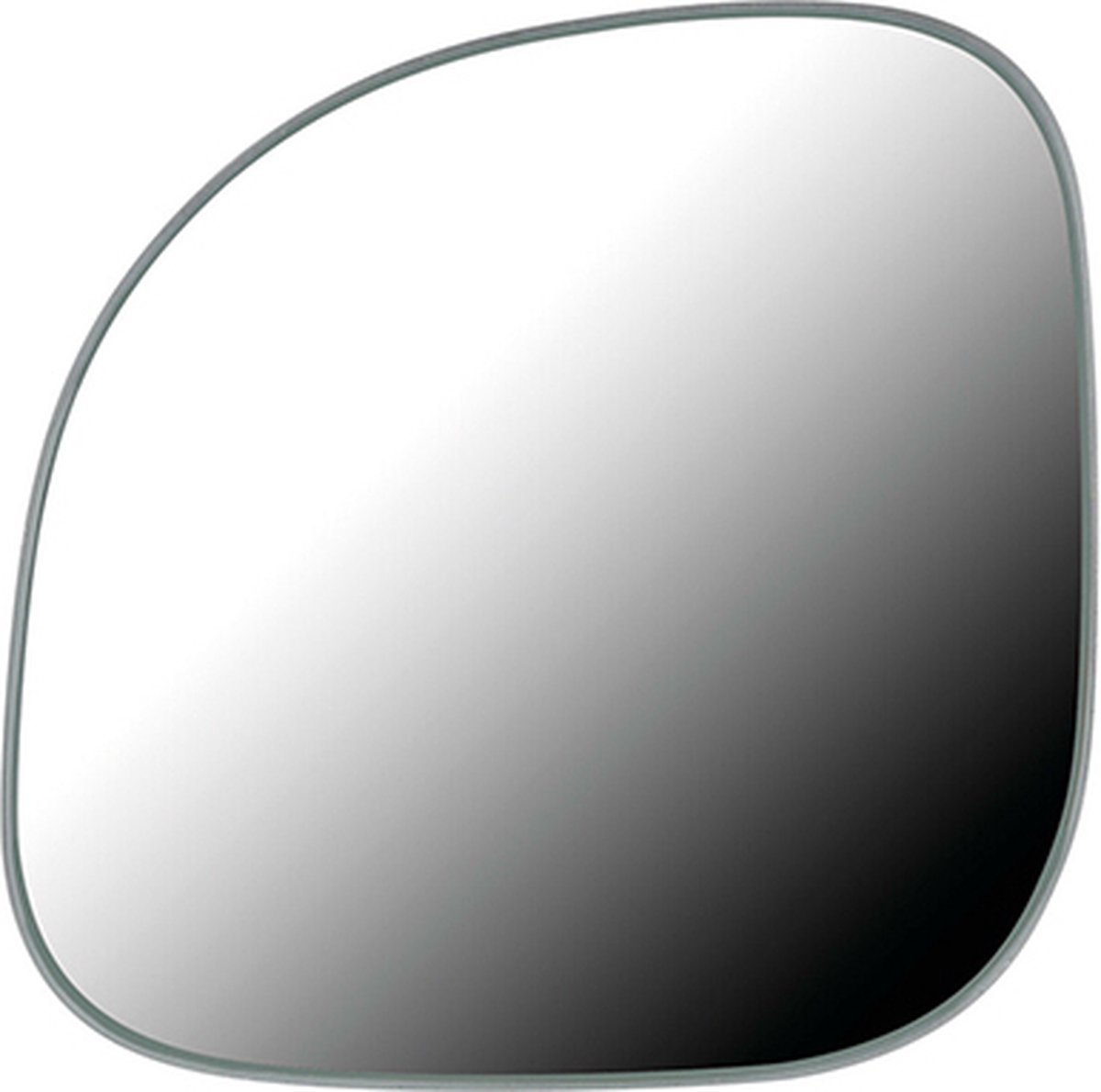 Dodehoek spiegel 50x50 mm - driehoek