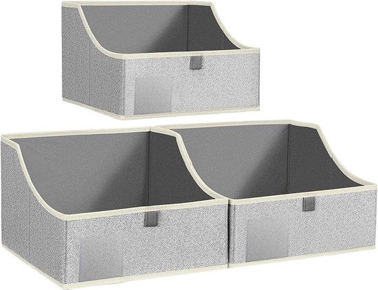 Brand Cube De Rangement Tissu, Caisse De Rangement, Casier Rangement,  Rangement Vetement, Boite De Rangement Tissu, Avec 2 Poignes En Plastiqu