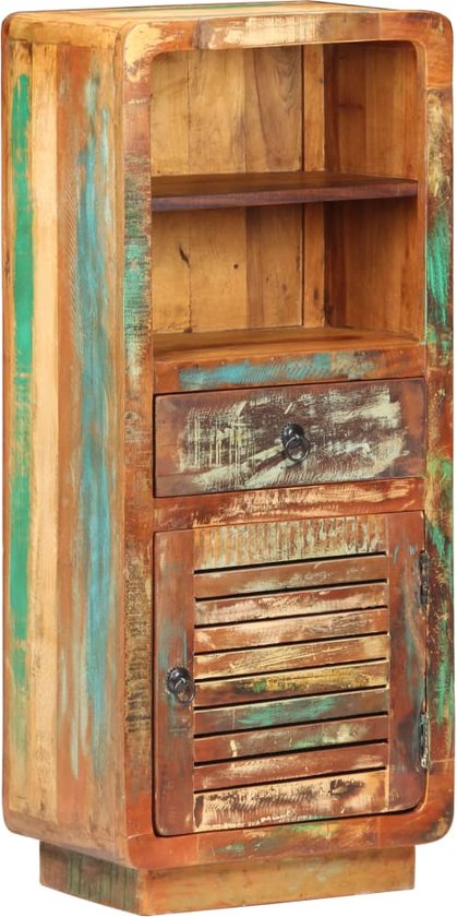 DESIGN DELIGHTS RUSTIC JASREK DRIFTWOOD UNIEK | 80x22x12 cm (BxHxD), massief gerecycled hout, Shabby stijl | kledingkast met takken | Kleur: 05 wit- naturel DESIGN DELIGHTS RUSTIC JASREK DRIFTWOOD UNIEK | 80x22x12 cm (BxHxD), massief gerecycled hout, Shabby stijl | kledingkast met takken | Kleur: 05 wit- naturel