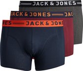 Jack & Jones Plus Size Boxershorts Heren Trunks JACLICHFIELD 3-Pack - Maat 6XL - Grote maten