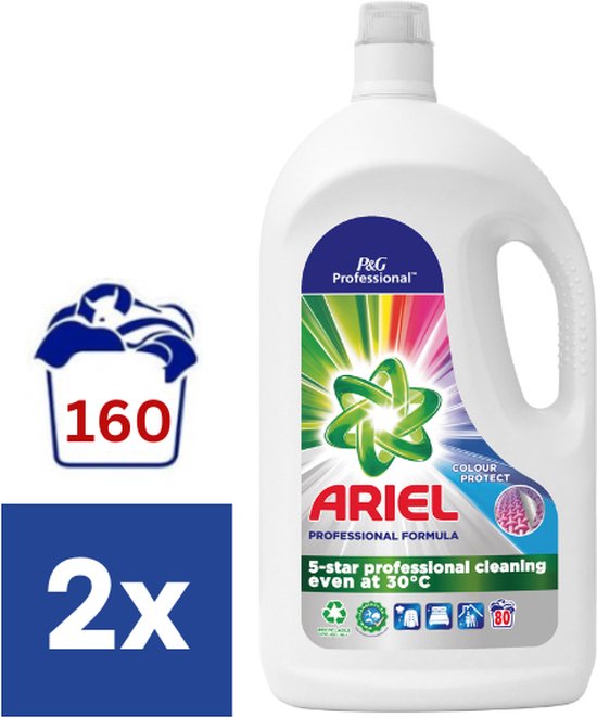 Ariel Color Vloeibaar Wasmiddel 2 x 4 l (160 wasbeurten)