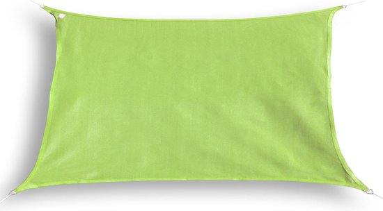 Hanse® rechthoekig schaduwdoek - 4x5 m - Limegroen