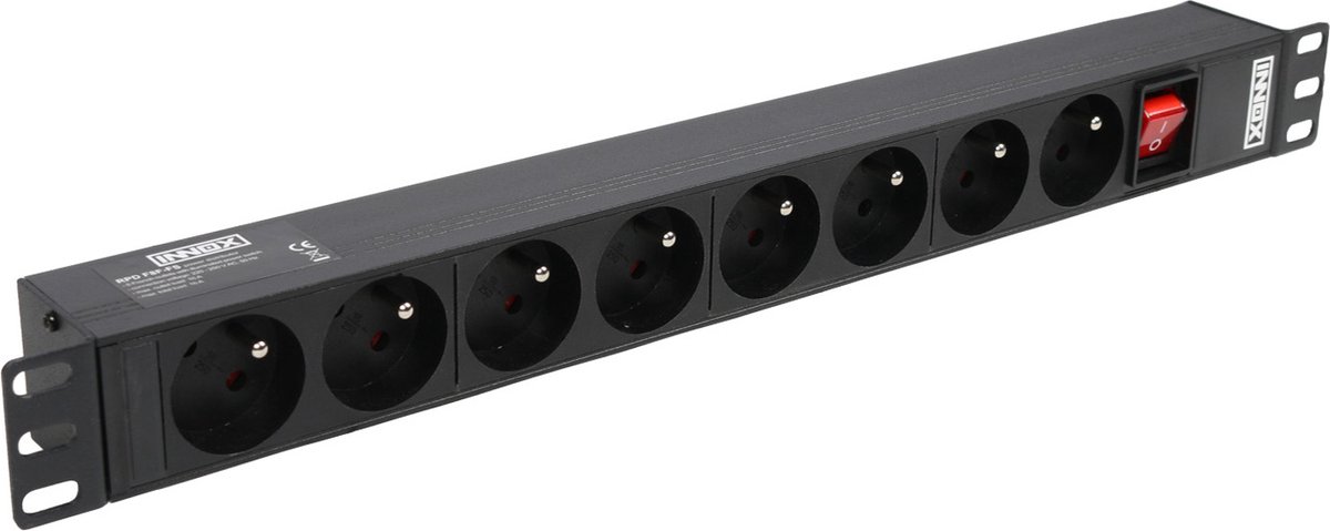 Innox RPD F8F-FS 19 inch stroomverdeler penaarde