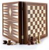 Afbeelding van het spelletje Manopoulos - Schaken & backgammon - 2-in-1 combo - 41x41 cm