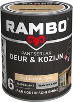 Rambo Pantserlak Deur & Kozijn Zijdeglans Transparant - Goed Reinigbaar - Kleurloos - 0.75L