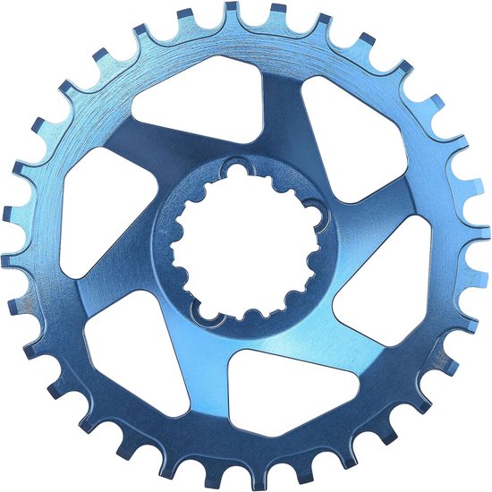 thumbnail image 2 of Funn Solo DX Narrow-Wide Chainring - For 9-12 Speed, SRAM Direct Mount, 6mm Offset, 7075 Alloy 2 of 11