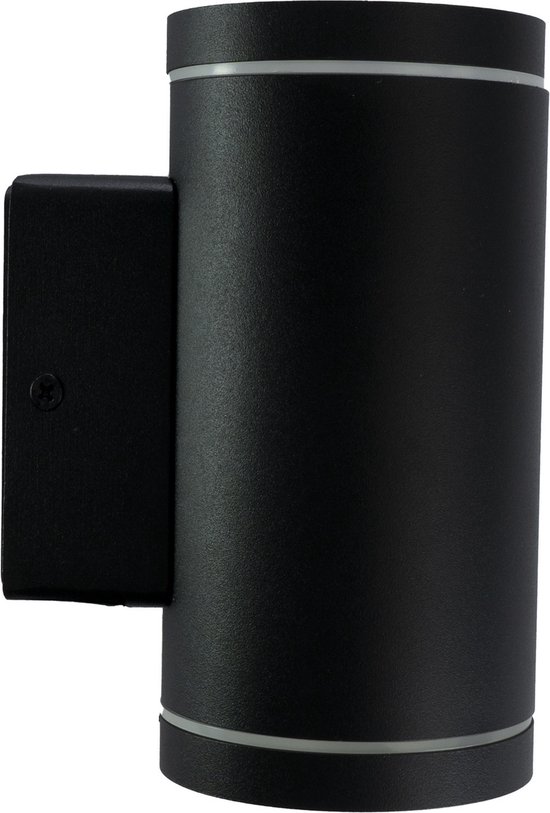 Calex Falerna Draadloze Wandlamp – Zwart – Warm Wit 2700K – 2000mAh – IP44 – Met Bewegingssensor En Afstandsbediening – Set Van 4 – Voor Binnen En Buiten