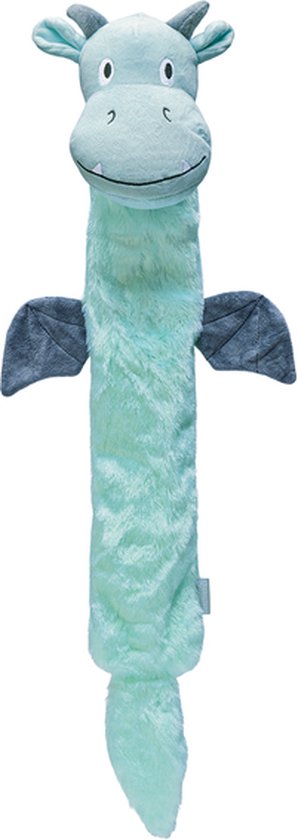 Beeztees Puppy Flatino Dragon Yi - Jouet pour Chien - Peluche - Vert - 70x16x10 cm