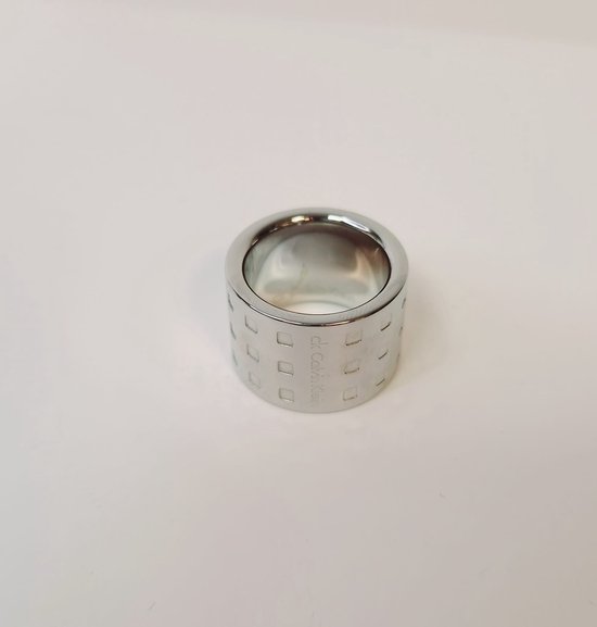 Calvin Klein ring - Staal - maat 8 - sale Juwelier Verlinden St. Hubert - van €70,= voor €50,=