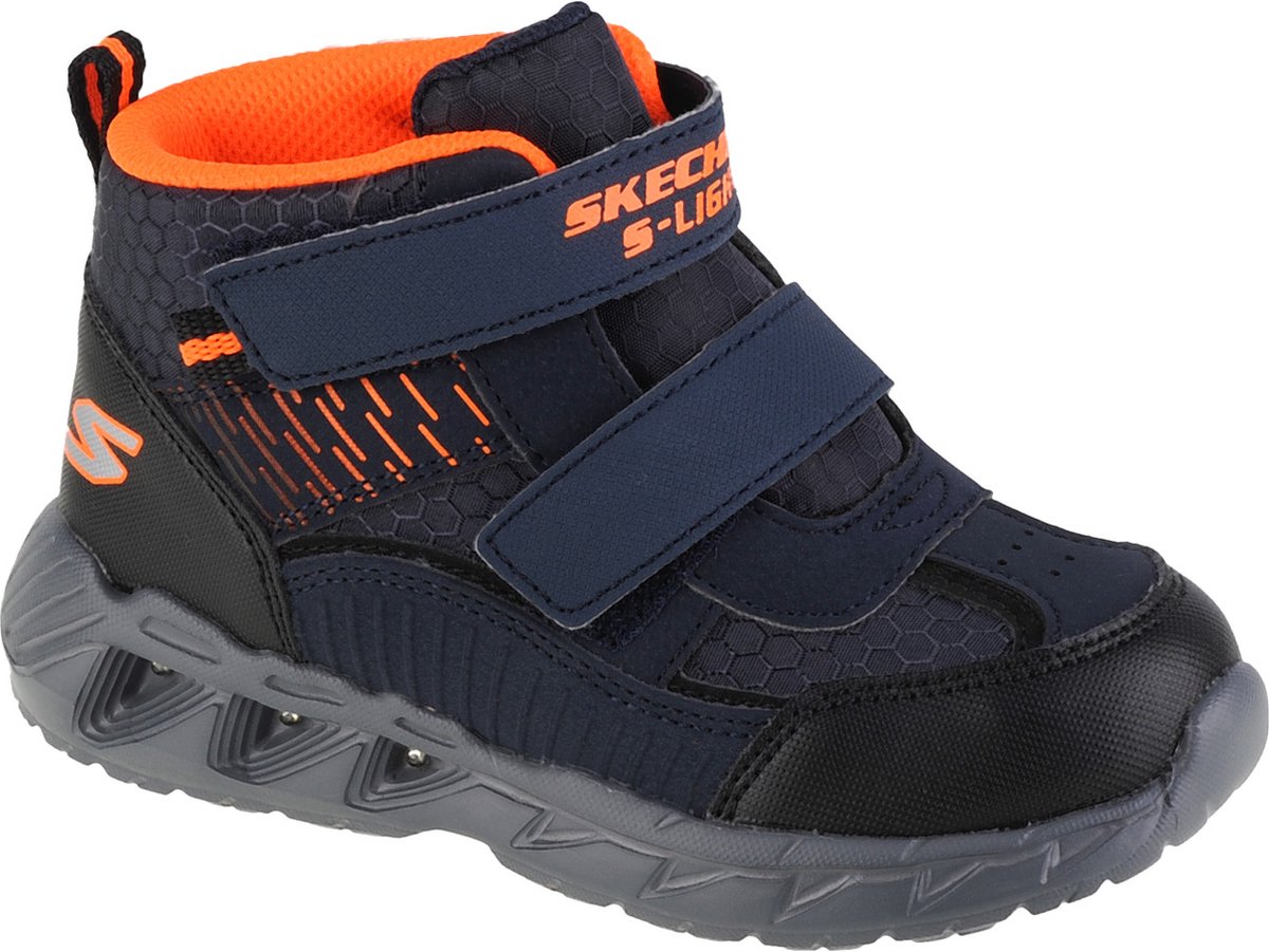 Skechers Magna-Lights-Frosty Fun 401504N-NVBK, voor een jongen, Marineblauw, Laarsjes,Sportschoenen, maat: 23