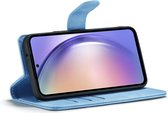 Samsung Galaxy A14 5G Bookcase hoesje - CaseMe - Effen Lichtblauw - Kunstleer
