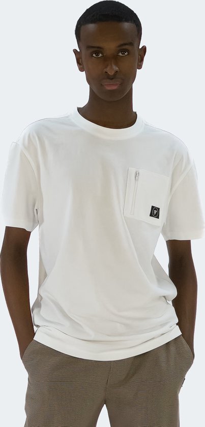 Jongens t shirt Sneeuw wit bol