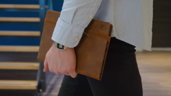 Rosso Element Apple iPad 9.7 (2017/2018) / Air 2 Cover Book Case Marron