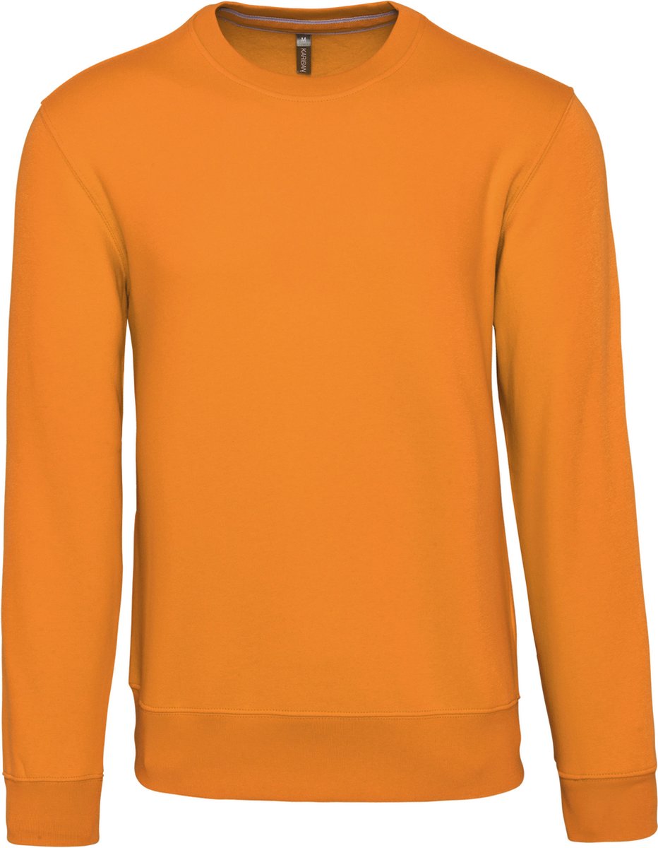 Unisex sweater met ronde hals Kariban 3XL Oranje