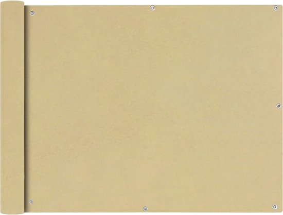 vidaXL-Balkonscherm-Oxford-textiel-90x400-cm-beige