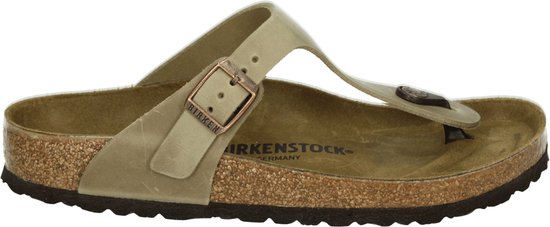 Birkenstock GIZEH - Volwassenen Dames slippers - Kleur: Taupe - Maat: 39
