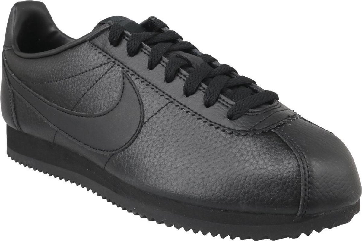 Nike Cortez Classic Leather 749571-002 Mannen Zwart Sneakers maat: 47.5 EU  - Schoenen.nl