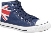 Lee Cooper High Cut 1 LCWL-19-530-041, Vrouwen, Marineblauw, Sneakers, maat: 37 EU