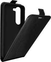 Case geschikt voor Samsung S23 Magnetische Verticale Flip Kaarthouder zwart