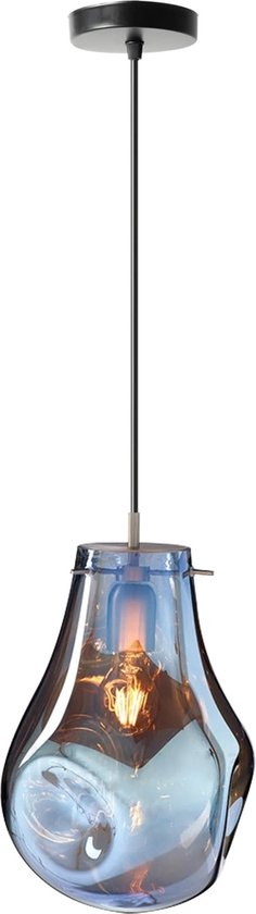 TooLight APP327-1CP Hanglamp - E27 - Ø 20.5 cm - Blauw