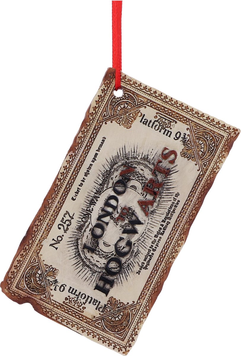 Nemesis Now Harry Potter Nemesis Now - Hogwarts Ticket - Weihnachtsbaumanhänger Unisex Kerstballen - meerkleurig - Standard Multicolours