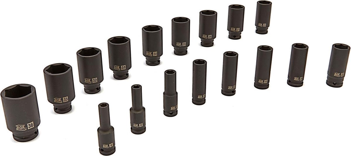 AOK 1/2 Lange Krachtdopsleutel 24 mm.