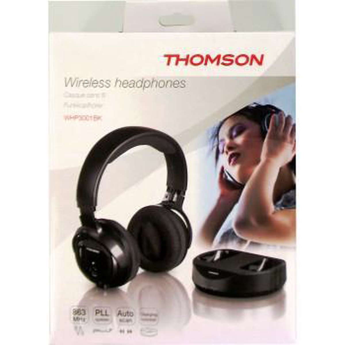 Thomson WHP3001BK RF Headphones | bol.com