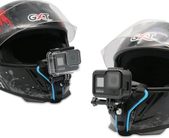 Techvavo® Support de casque pour moto et vélo pour GoPro et Caméras  d'action - Sangle... | bol