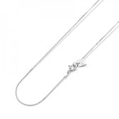 Twice As Nice Halsketting in zilver, venetiaan ketting  45 cm