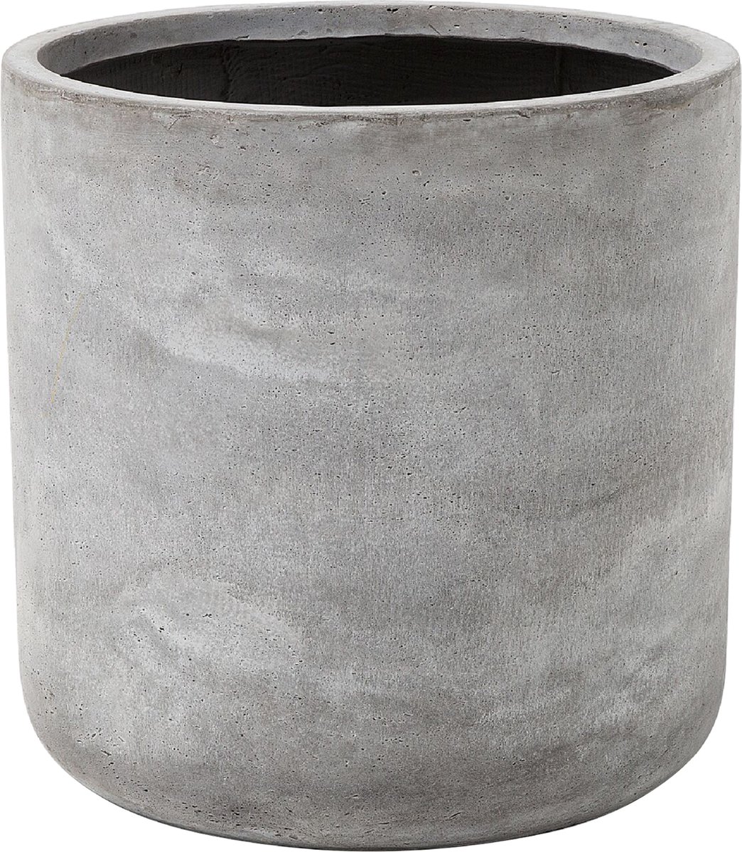 MESSENE - Bloempot - Lichtgrijs - 51 cm - Klei-vezelmengsel